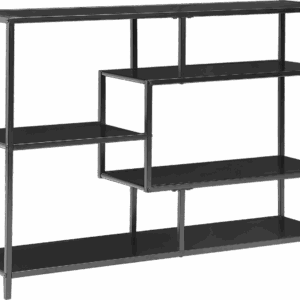 Opbevaringsreol Nordlys Furniture Odda sort metal 78Ã114Ã30 cm